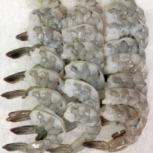 กุ้งขาว ไว้หาง ผ่าหลัง